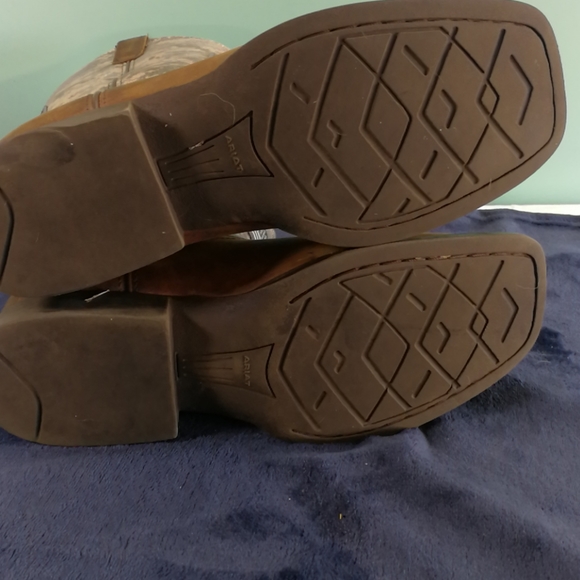 SOLD- DO NOT BUY- MENS ARIAT CAMO PATRIOT USA FLAG BOOTS SZ 6 - Picture 6 of 11